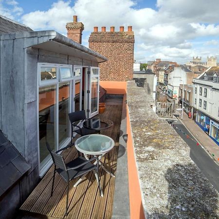 Stunning Central Exeter Apartment With Balcony And Fantastic View Exteriör bild