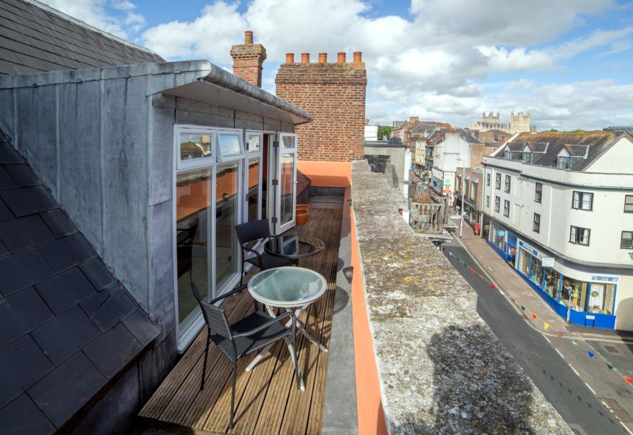 Stunning Central Exeter Apartment With Balcony And Fantastic View Exteriör bild