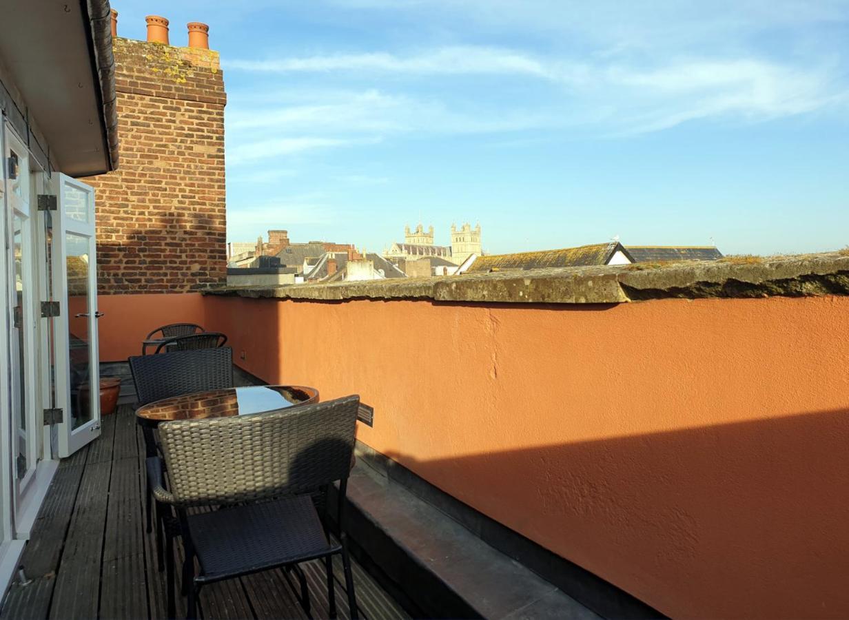 Stunning Central Exeter Apartment With Balcony And Fantastic View Exteriör bild