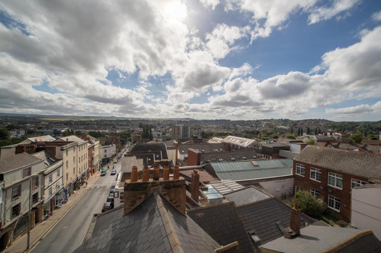 Stunning Central Exeter Apartment With Balcony And Fantastic View Exteriör bild